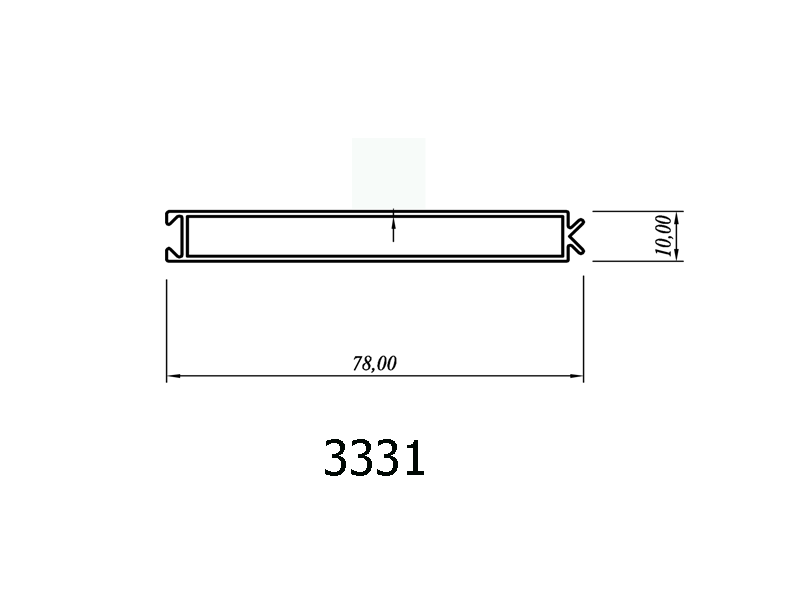 3331 spandrel  double plint rata spandrel  dua sisi 