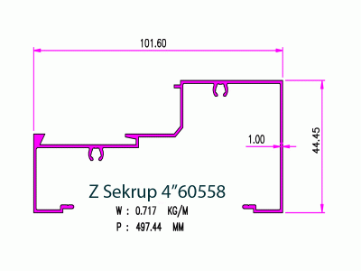 60558-kusen-4-inch-z-sekrup