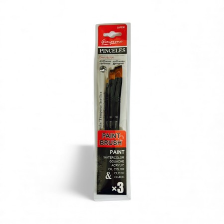 kuas-lukis-set-paint-brush-set-3-giorgione-black-nylon-flat-round-angle-g-p030