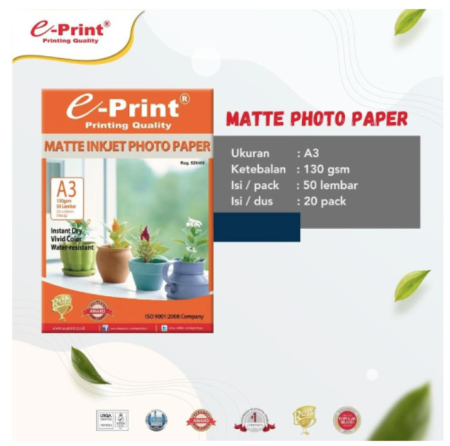 ertas-foto-matte-inkjet-photo-paper-e-print-a3-130-gsm-isi-50-lembar-instant-dry-water-resistant-pak