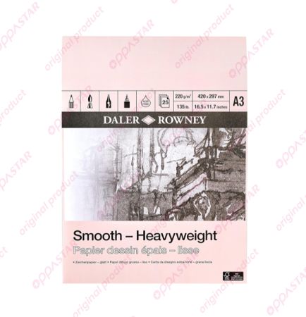 buku-sketsa-daler-rowney-smooth-heavyweight-220g-a3-403040300
