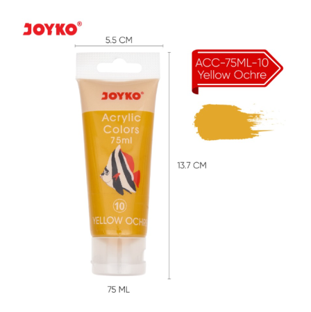 acrylic-paint-cat-lukis-acrylic-joyko-acc-75ml-10-yellow-ochre-pc