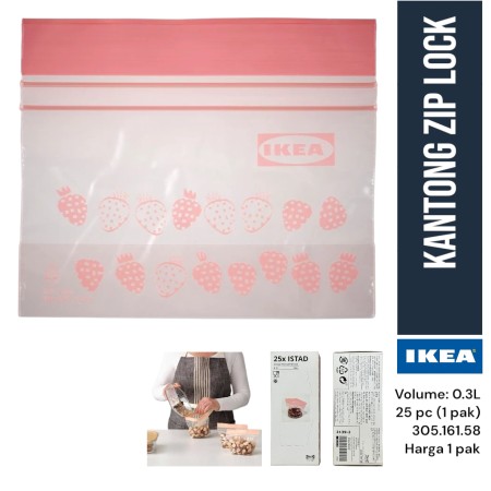 plastik-zip-lock-kantong-plastik-makanan-klip-ikea-istad-03l-30516158-pack