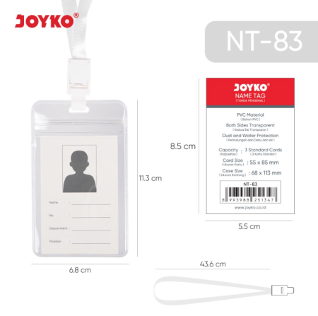 name-tag-tanda-pengenal-gantungan-kartu-nama-joyko-nt-83