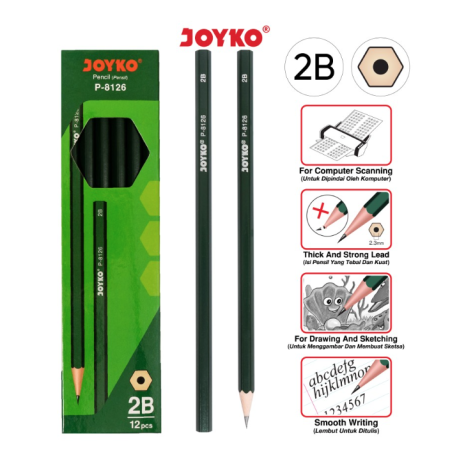 pensil-pencil-joyko-p-8126-2b-1-box-12-pcs