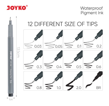 drawing-pen-pena-gambar-joyko-dp-298s-1-set-6-pcs-dp-298s