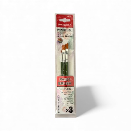 kuas-lukis-set-paint-brush-set-3-pcs-giorgione-round-flat-angle-green-g-p101