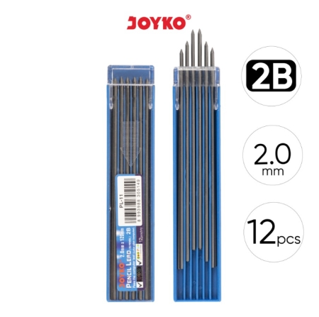 pencil-lead-isi-pensil-mekanik-joyko-pl-11-2b-20-mm