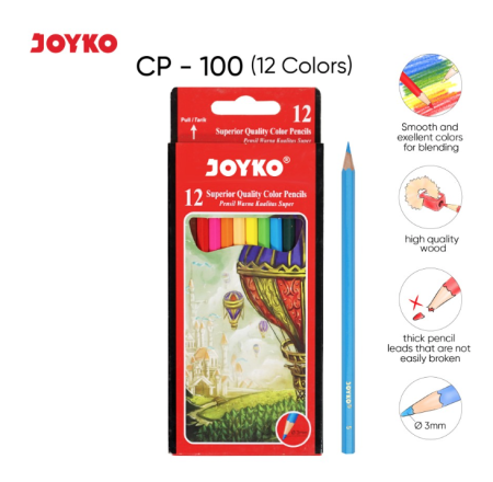 joyko-pensil-warna-superior-quality-color-pencils-hexagonalgrip-12warna-cp-100