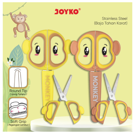 gunting-scissors-joyko-sc-26-monkey
