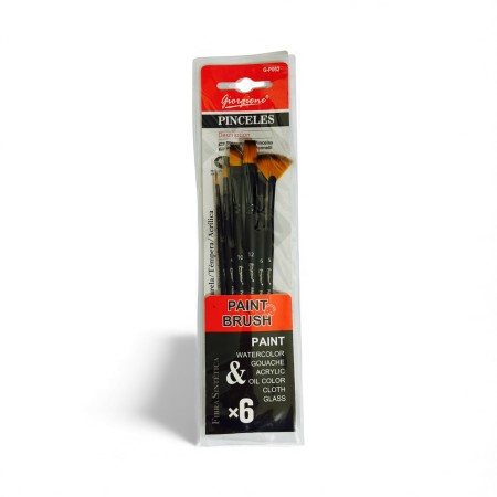 kuas-lukis-set-paint-brush-set-6-giorgione-black-fibra-sintetica-flat-round-fan-g-p062