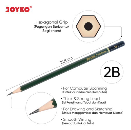 pencil-pensil-joyko-p-88-prime-2b-1-box-12-pcs