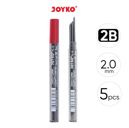 pencil-lead-isi-pensil-mekanik-joyko-pl-10-2b-20-mm