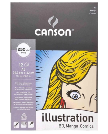 sketchbook-kertas-gambar-lukis-canson-illustration-a3-200387201-pad