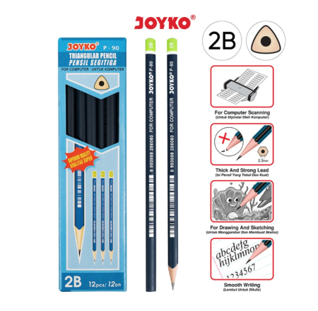 pencil-pensil-joyko-p-90-2b-1-box-12-pcs