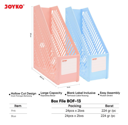 box-file-keranjang-plastik-joyko-bof-13-tinggi-29-cm-pc