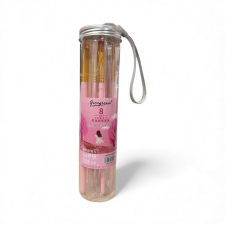 kuas-lukis-set-paint-brush-set-8-giorgione-mt70f-pink-tube