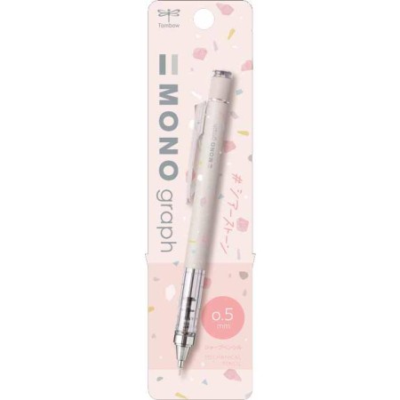 pensil-mekanik-tombow-mono-graph-05-mm-dpa-142d-pink-beige