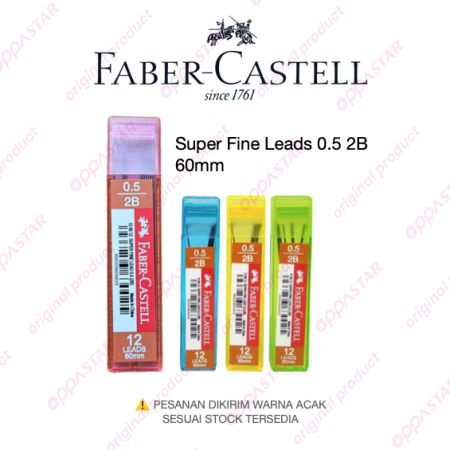 faber-castell-super-fine-lead-05-2b-12pc-tube-126512