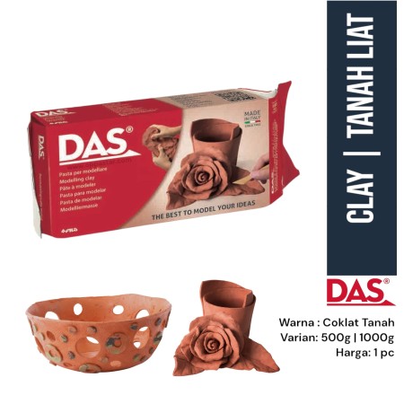 air-dry-clay-das-modelling-clay-terracotta-brown-coklat-500g-1000g-1kg-pc