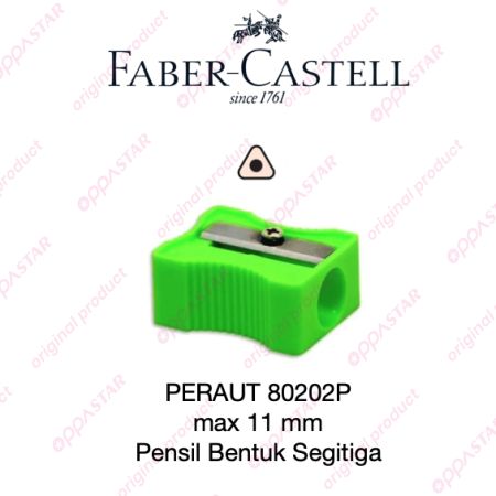 peraut-sharpener-faber-castell-pensil-segitiga-11-mm-80802p