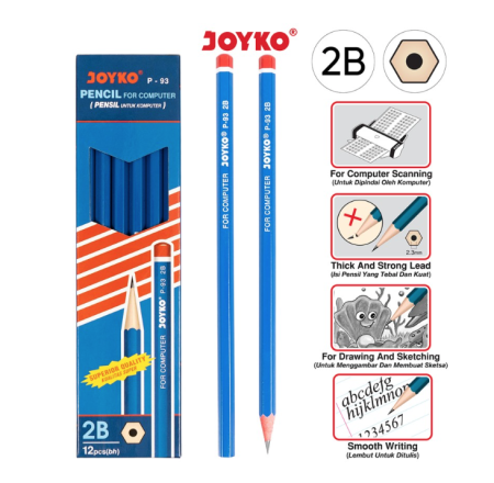 pencil-pensil-joyko-p-93-2b-1-box-12-pcs