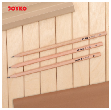 pencil-pensil-2b-joyko-p-8142-natural-wood-ktk