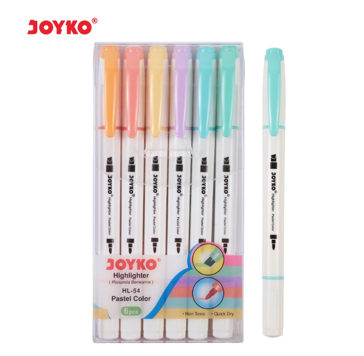 highlighter-joyko-hl-54-6-warna-set