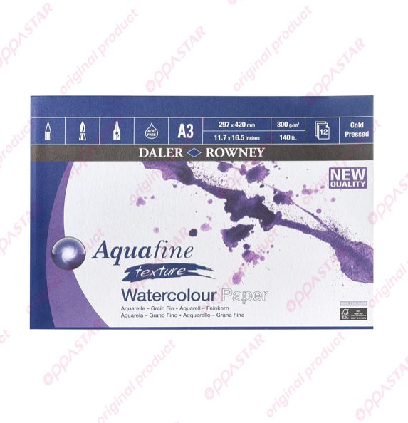 kertas-watercolour-daler-rowney-aquafine-cold-pressed-a3-403660300-pad