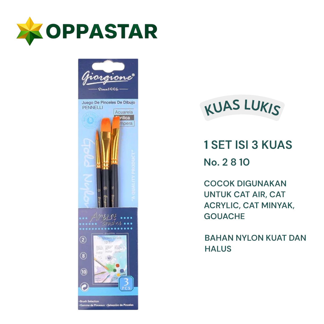 kuas-lukis-set-cat-air-minyak-acrylic-gouache-paint-brush-set-3-giorgione-g-130h