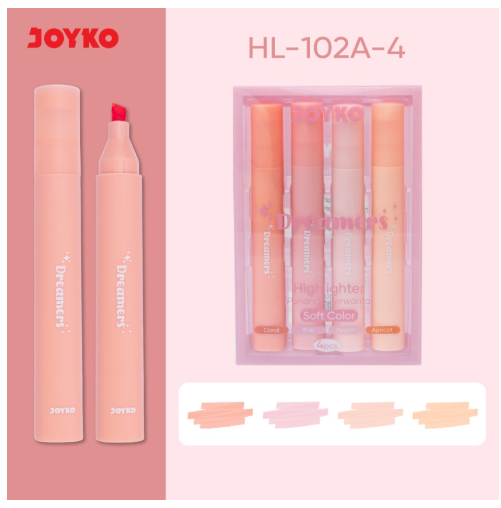 highlighter-joyko-pastel-hl-102-set