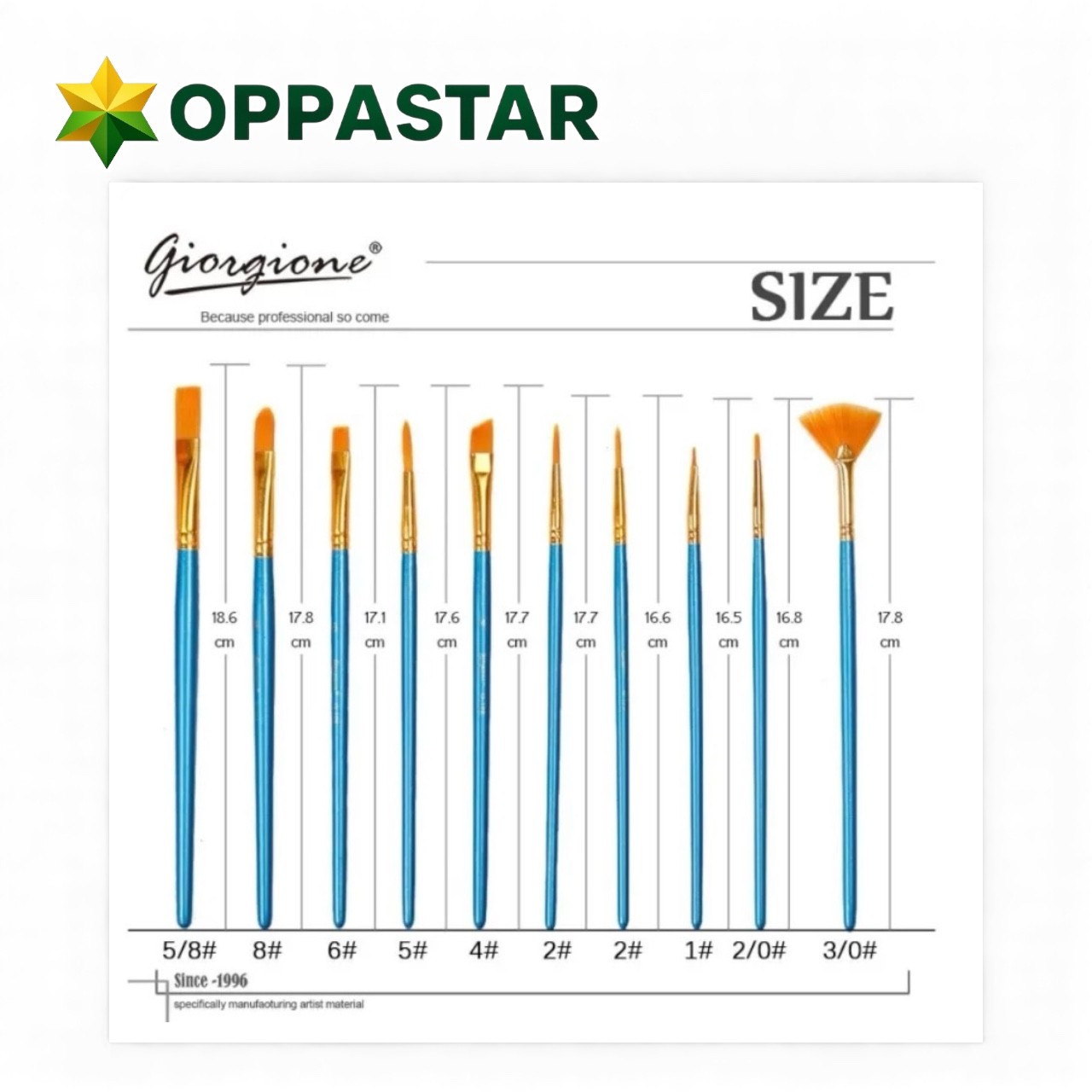 kuas-lukis-set-paint-brush-set-10-pcs-giorgione-round-filbert-fan-angle-brush-blue-g-198h