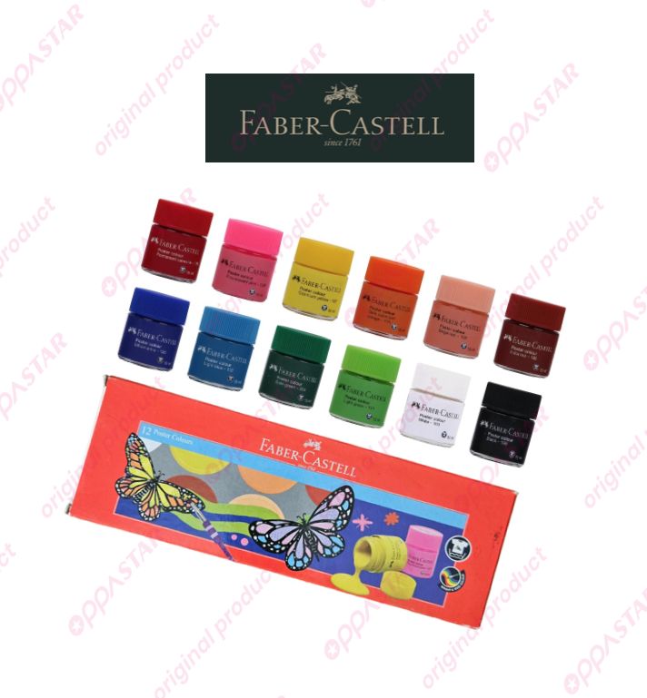 cat-poster-faber-castell-set-12-warna-x-15-ml-121003n