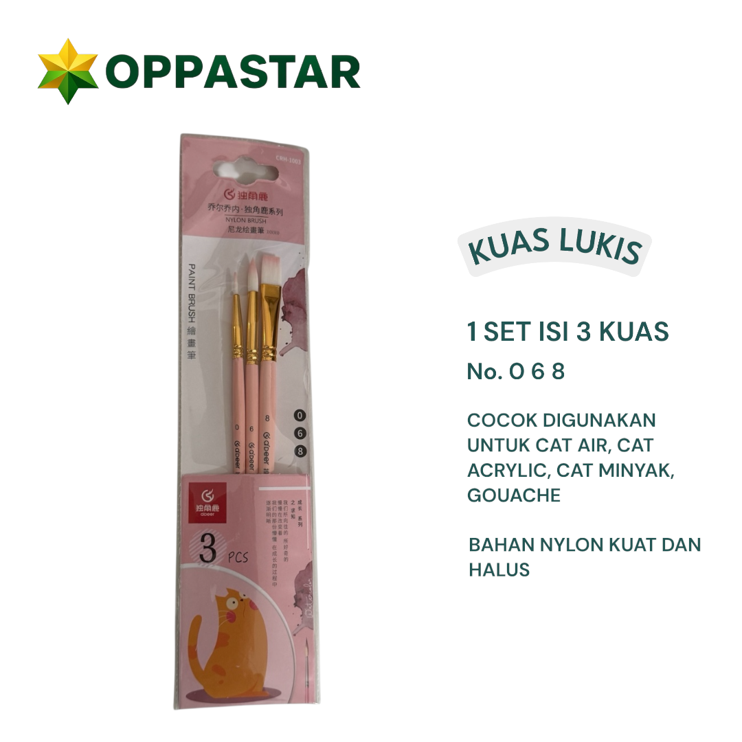 kuas-lukis-set-cat-air-minyak-acrylic-gouache-paint-brush-set-3-giorgione-adeer-pink-crh-1003