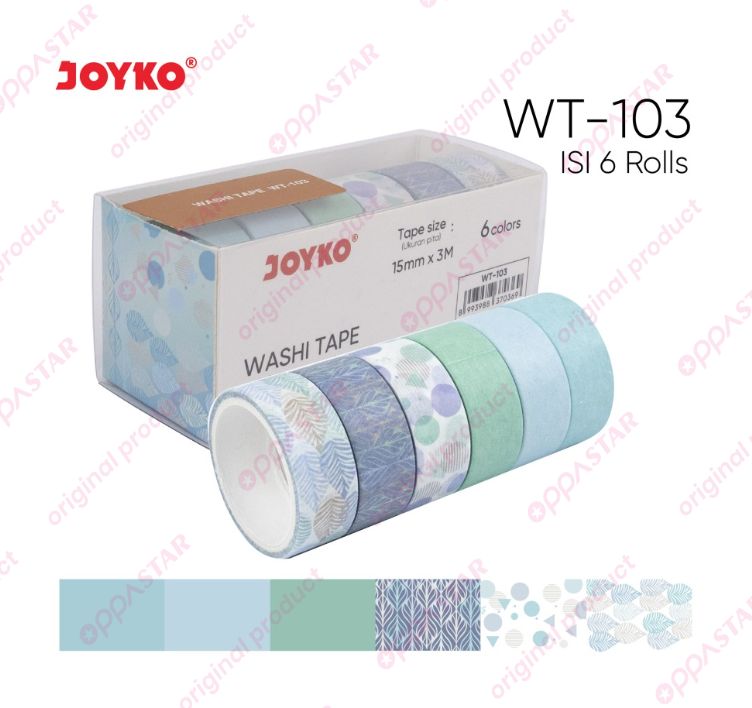 washi-tape-pita-perekat-selotip-kertas-warna-joyko-wt-103-set