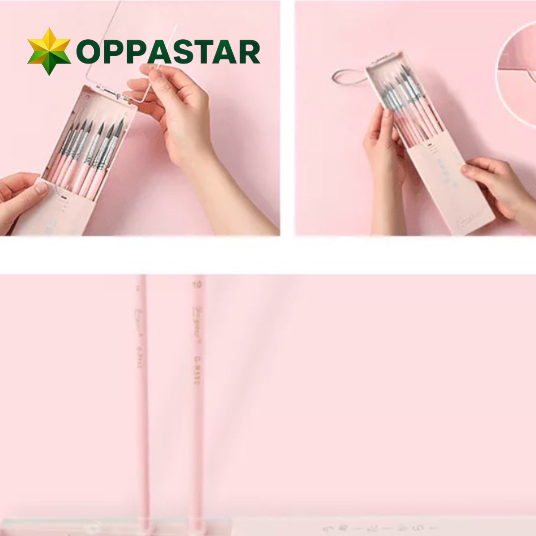 kuas-lukis-runcing-round-paint-brush-set-7-pcs-bulu-binatang-pink-g-mk007