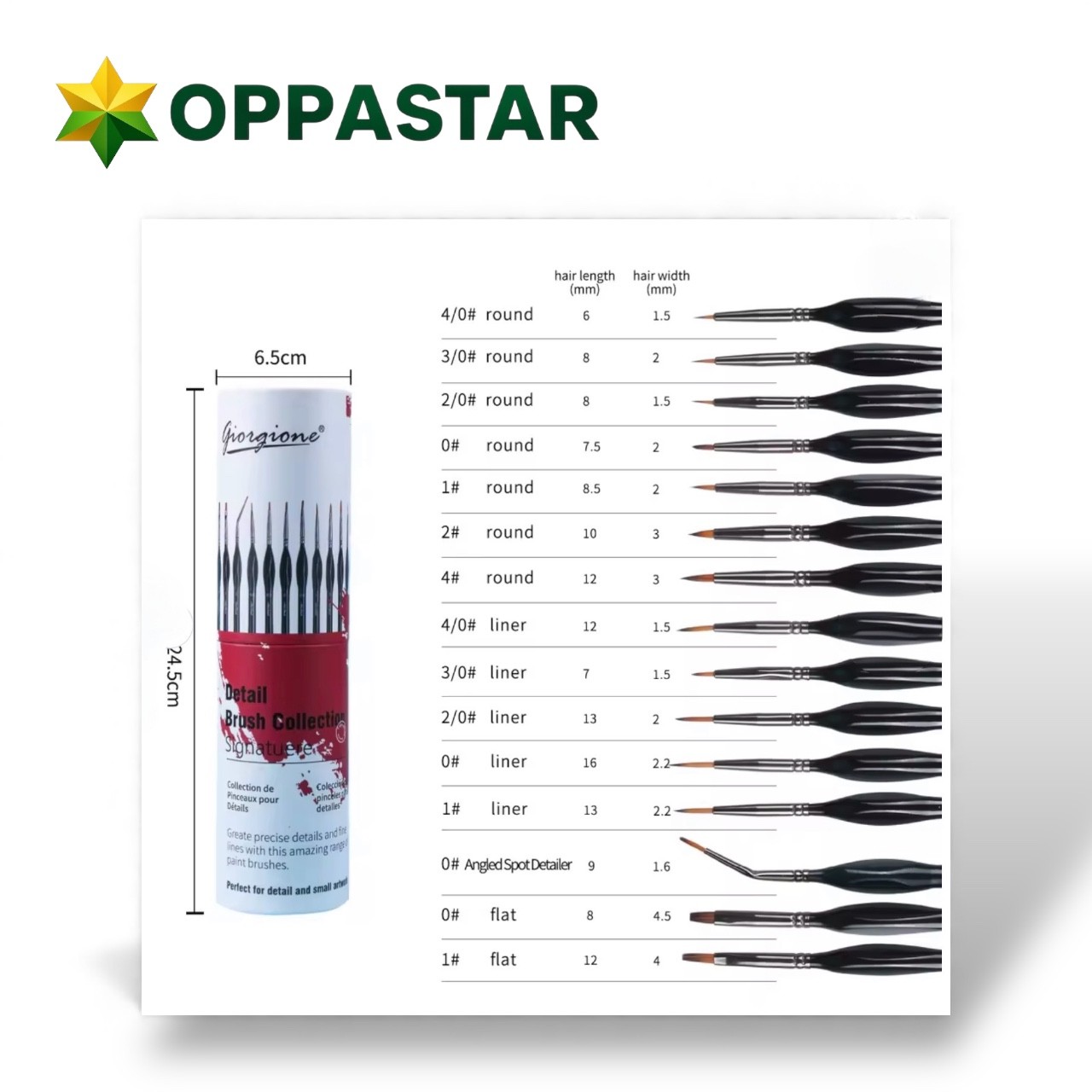 kuas-lukis-set-paint-brush-set-15-giorgione-detail-brush-collection-mx-15-blue-tube