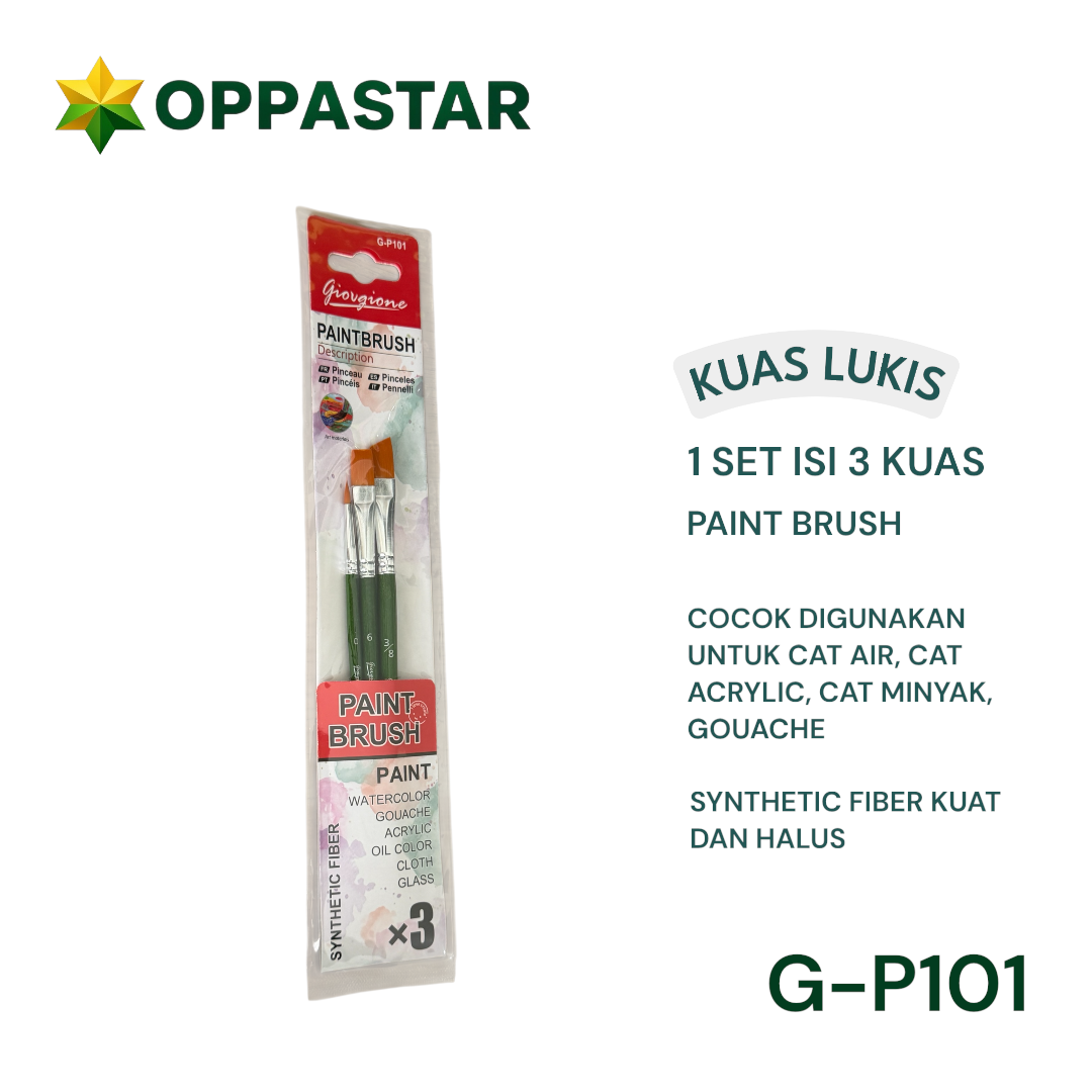 kuas-lukis-set-paint-brush-set-3-pcs-giorgione-round-flat-angle-green-g-p101