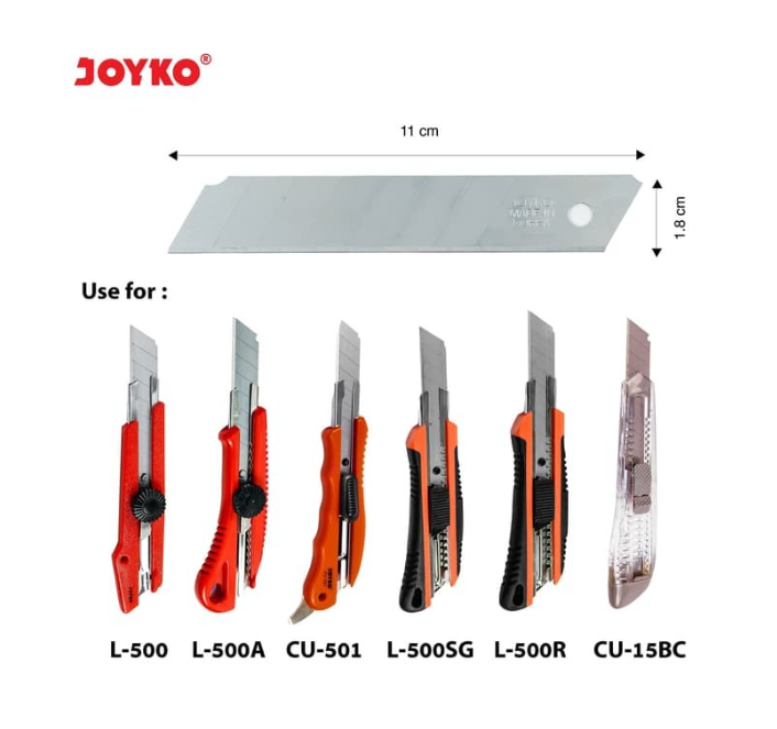 cutter-blade-refill-isi-pisau-pemotong-joyko-l-150-1-tube-5-pcs