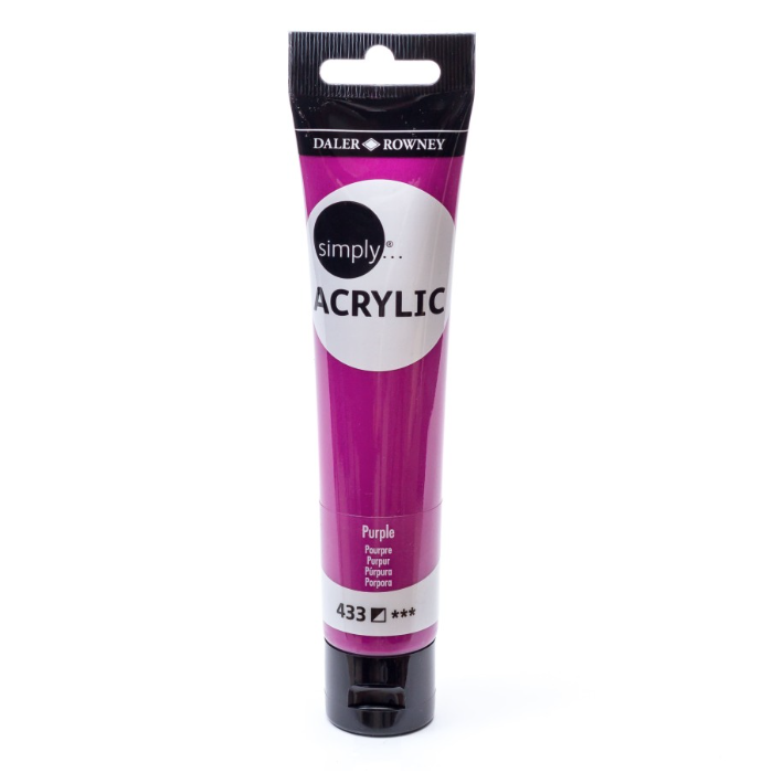 cat-lukis-akrilik-simply-acrylic-paint-75-ml-purple-433