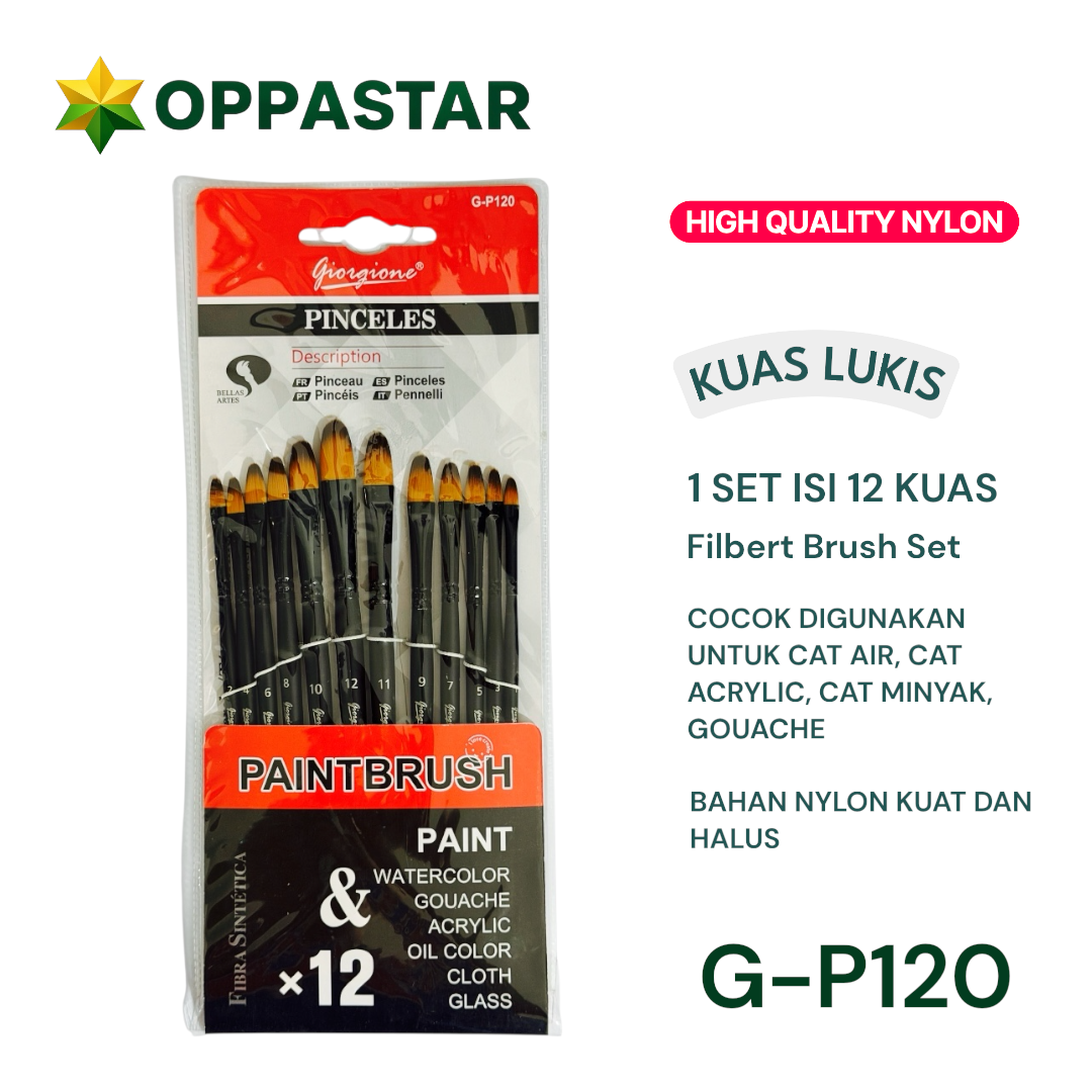kuas-lukis-set-paint-brush-set-12-giorgione-black-fibra-sintetica-filbert-brush-g-p120