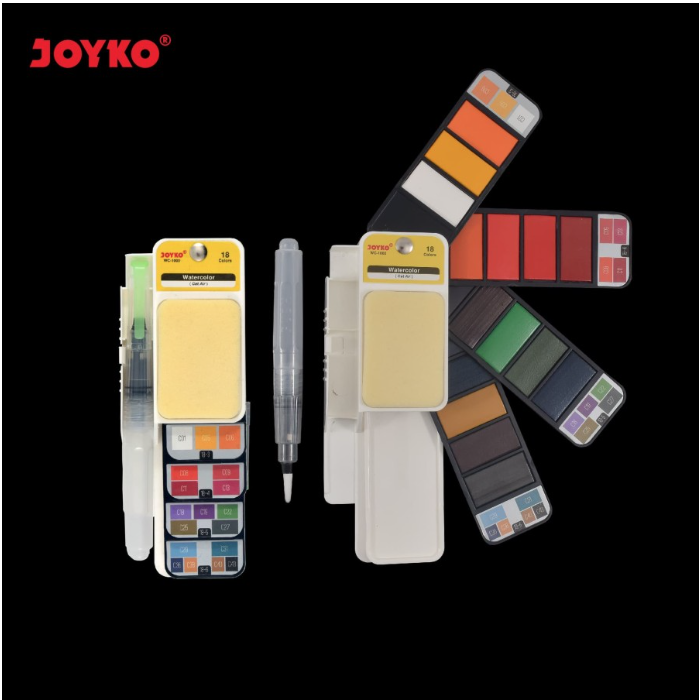 joyko-watercolour-wc-1000-18-warna-pen-brush-pocket-travel