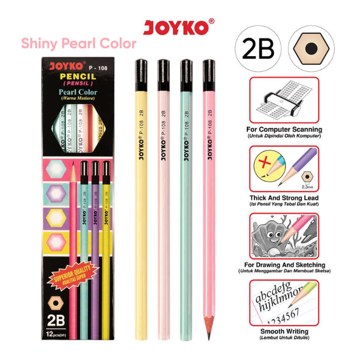 pencil-pensil-2b-joyko-p-108-ktk