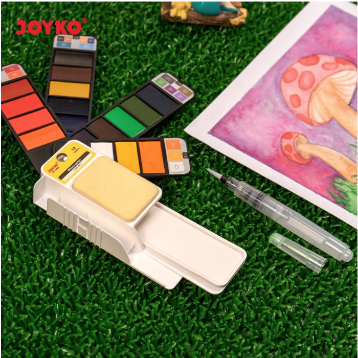 joyko-watercolour-wc-1000-18-warna-pen-brush-pocket-travel