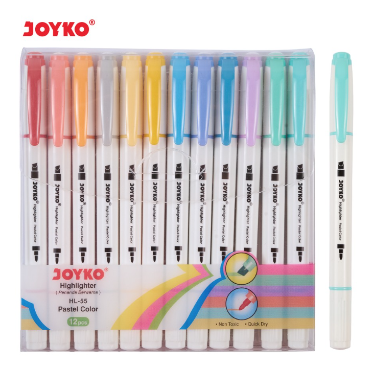 highlighter-joyko-hl-55-12-warna-set