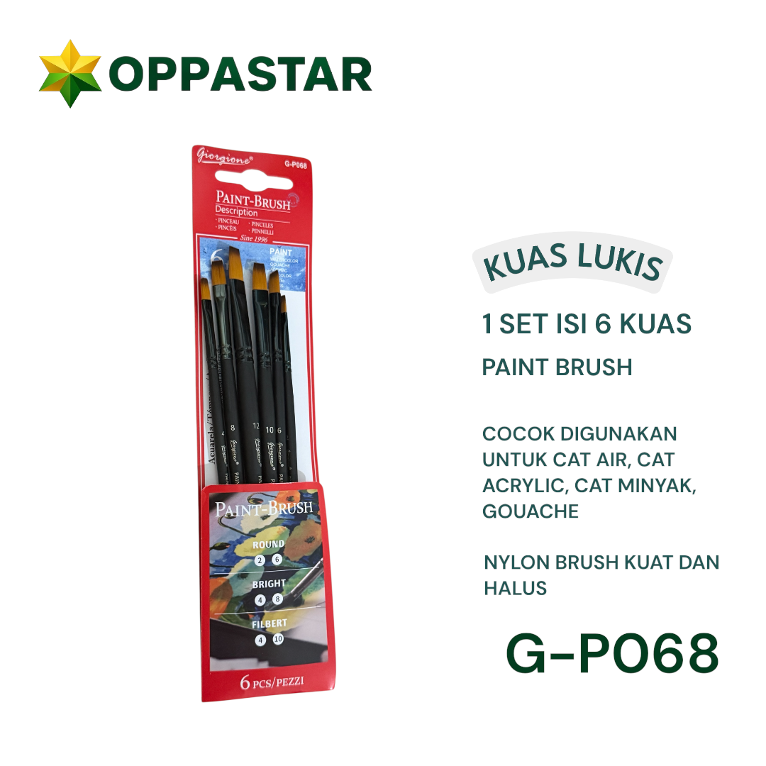 kuas-lukis-set-paint-brush-set-6-giorgione-premium-black-flat-angle-g-p068