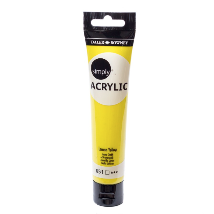 cat-lukis-akrilik-simply-acrylic-paint-75-ml-lemon-yellow-651