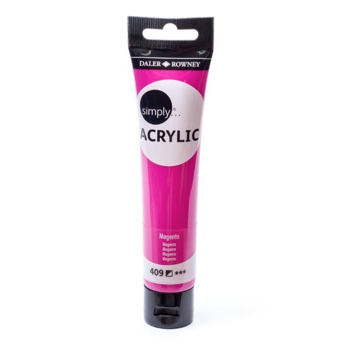 cat-lukis-akrilik-simply-acrylic-paint-75-ml-magenta-409