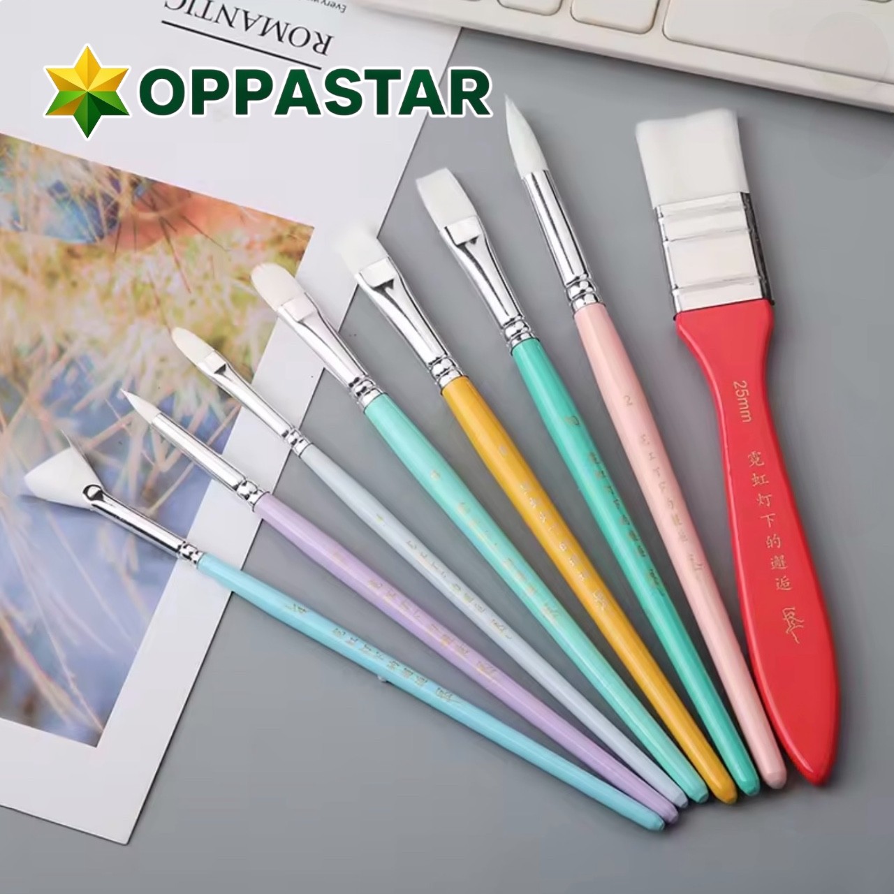 kuas-lukis-set-paint-brush-set-8-giorgione-mate-h30c-rainbow-handler