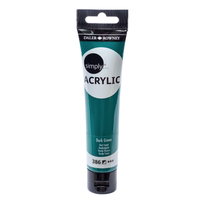 cat-lukis-akrilik-simply-acrylic-paint-75-ml-dark-green-386